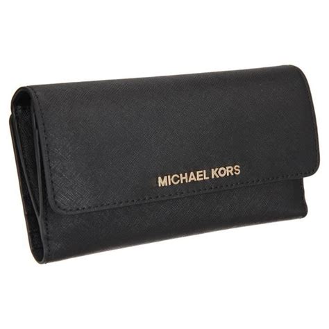 portefeuille michael kors noir pas cher|Michael Kors.